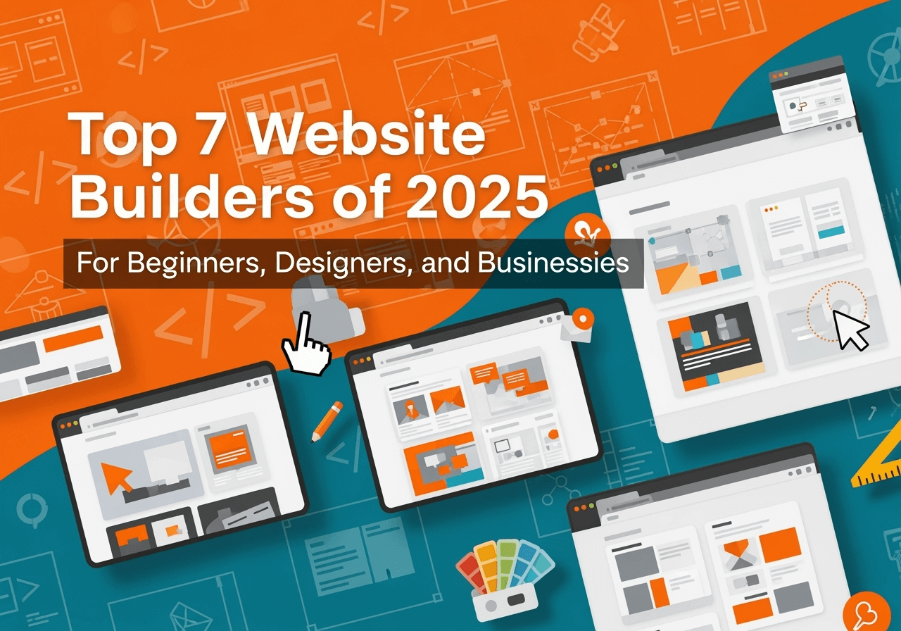 Top 7 Website Builders of 2025 for Beginners, Designers, and Businesses